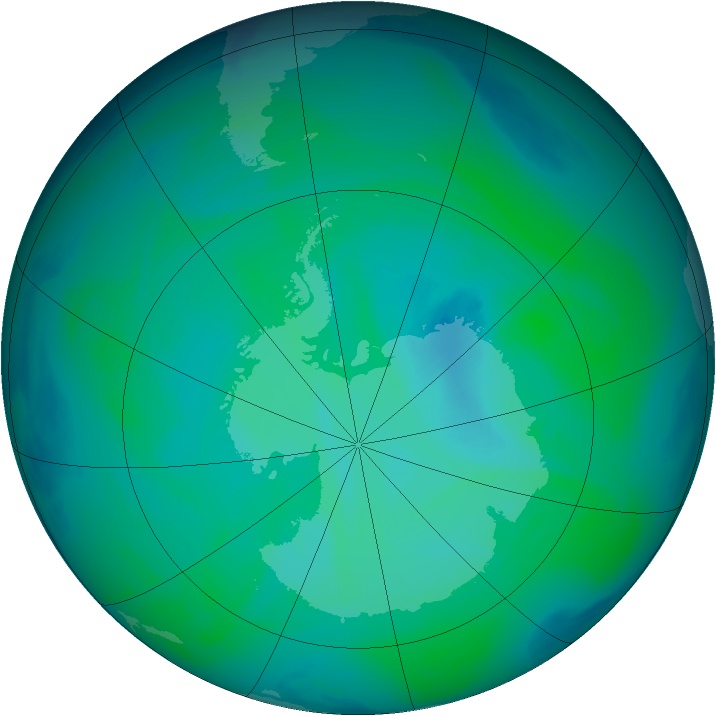 Ozone Map 2004-12-17